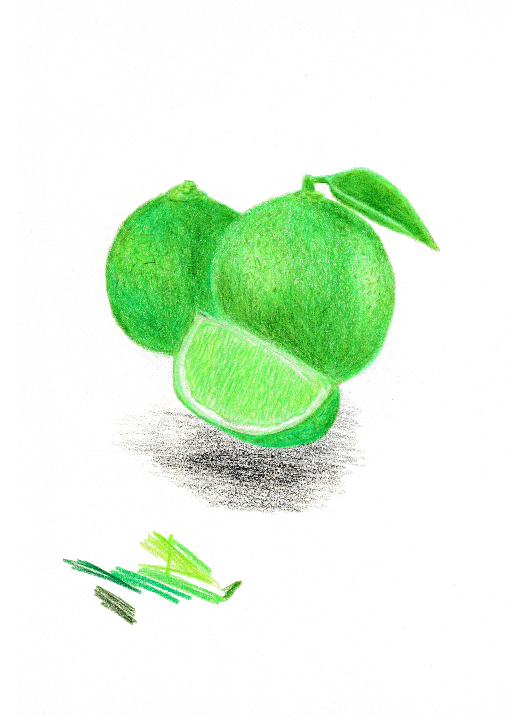 Green Limes, Soft Shadow