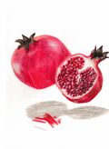 Pomegranates, Open and Whole